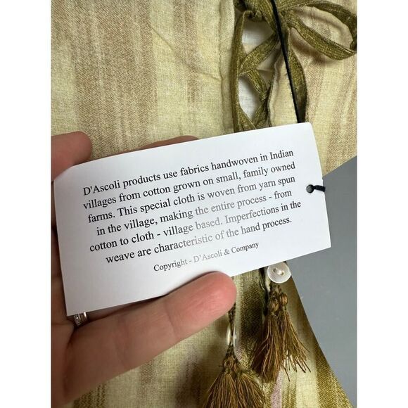 NWT D’ascoli Hand Woven Midi Dress Sz. XS - Picture 6 of 12